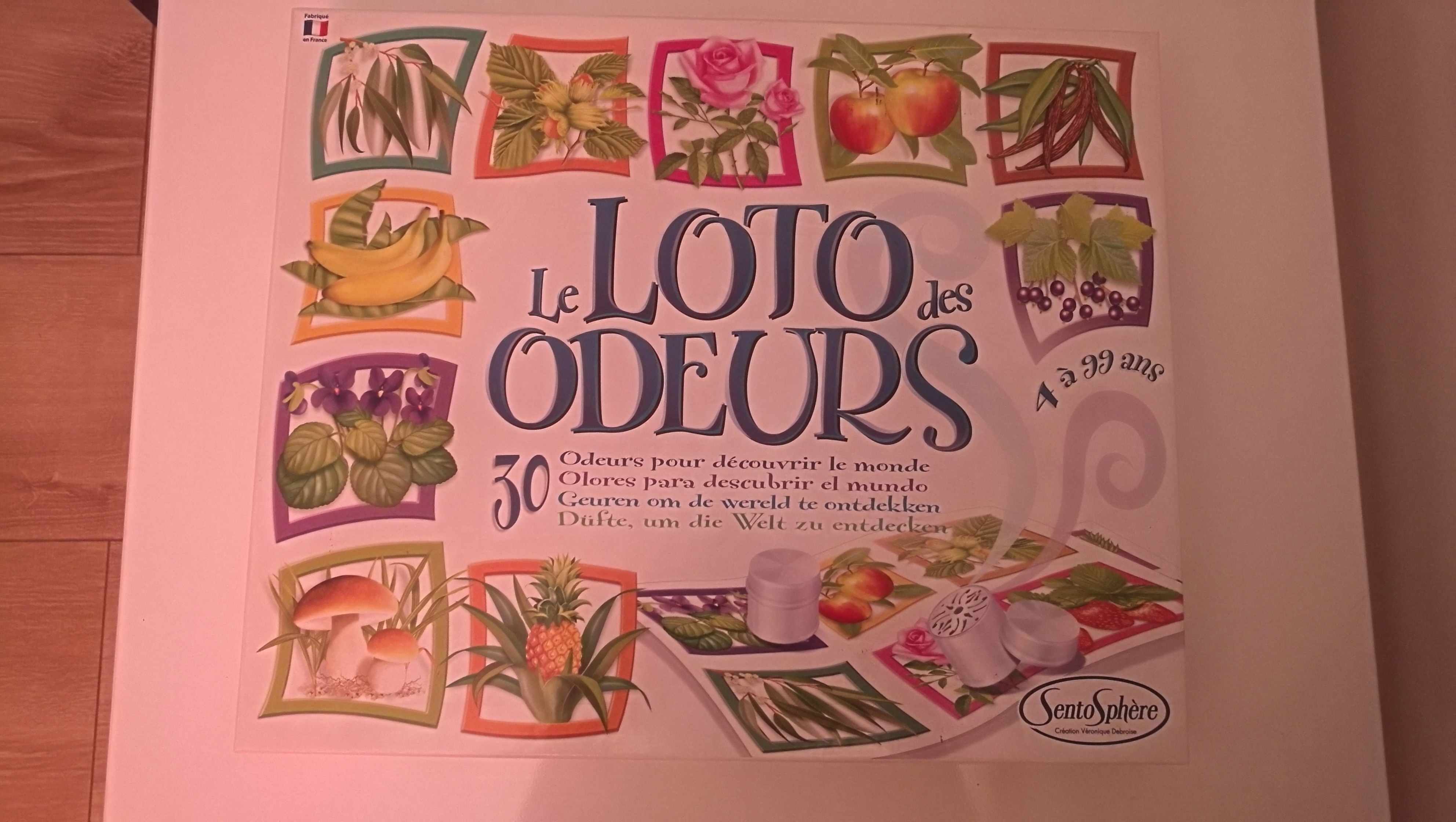 Le loto des odeurs - 30 odeurs