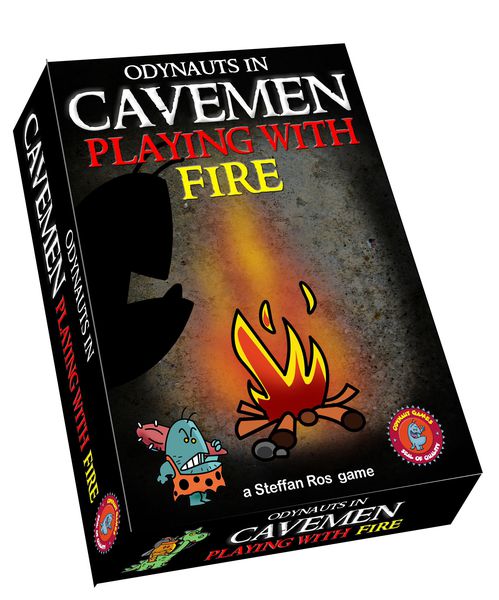 cavemen playing with fire