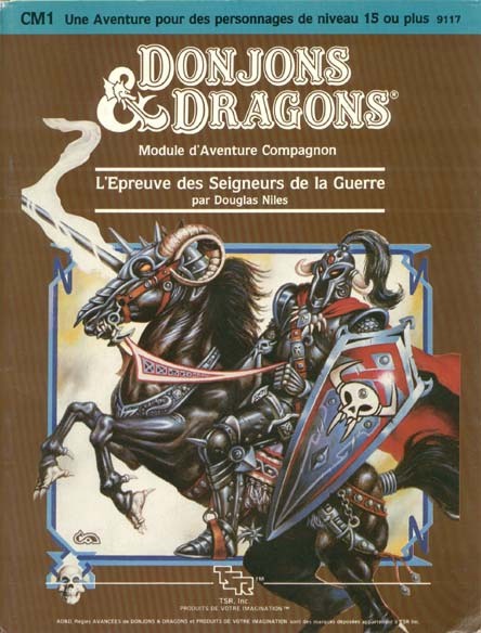 Donjons & dragons - 1ère édition VF - L'Epreuve des seigneurs de la guerre Donjons & dragons - 1ère édition VF - L'Epreuve des seigneurs de la guerre