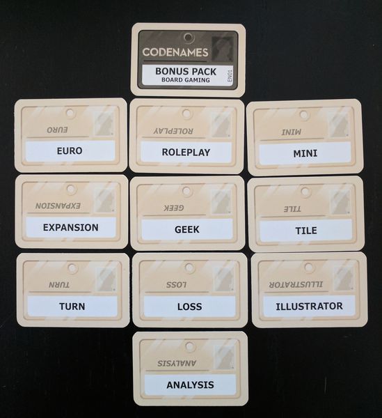 Codenames : Cartes Board Gaming