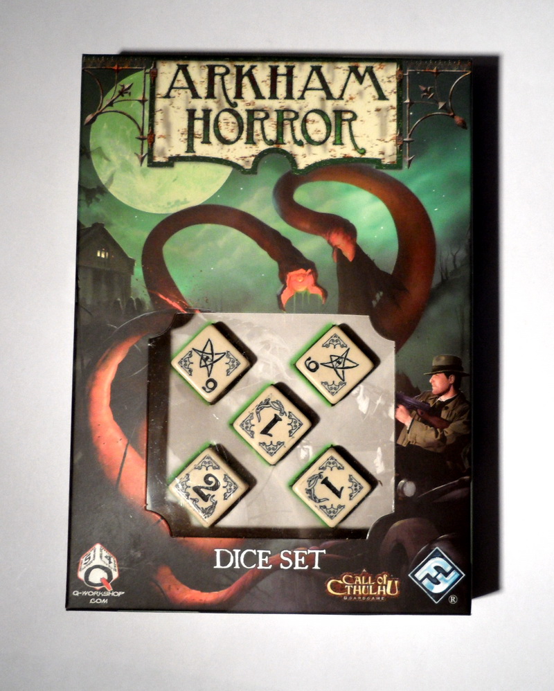 Arkham horror - dice set beige