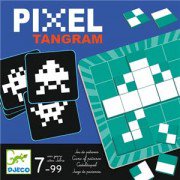 Pixel tangram