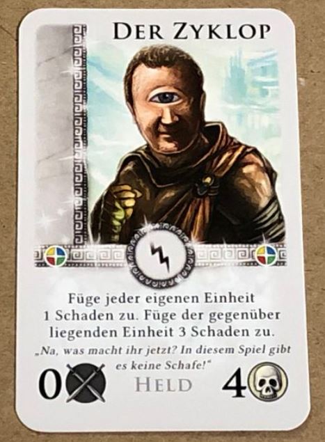 Fight For Olympus - Cyclope / Der Zyklop (promo card)