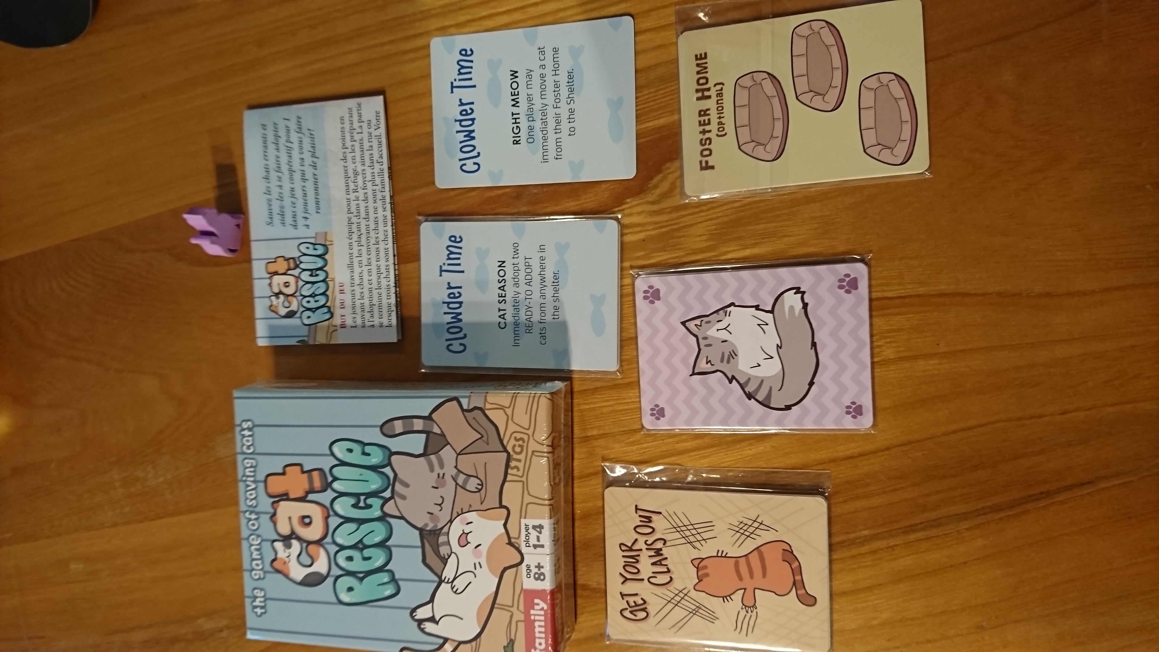 Cat Rescue édition kickstarter boîte