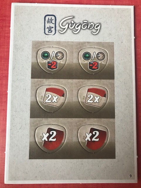 Gùgōng - bonus travel token Gùgōng - bonus travel token