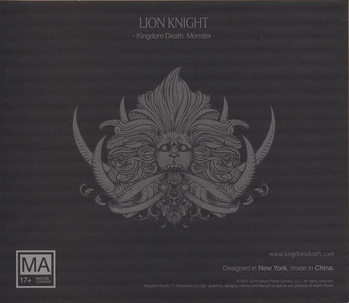 Kingdom Death: Monster - Lion Knight
