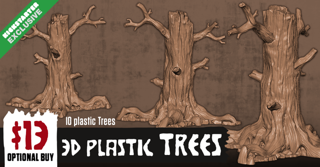 Hate - 3D plastic trees