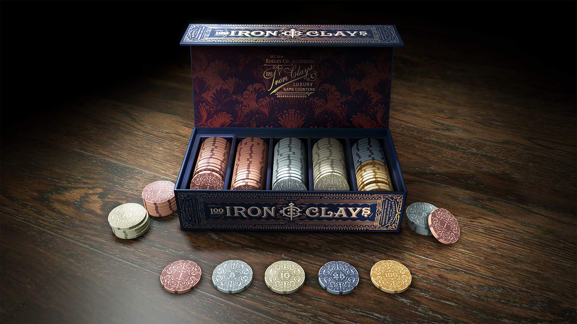 Brass Iron Clays : Gaming Counters (Retail Edition)