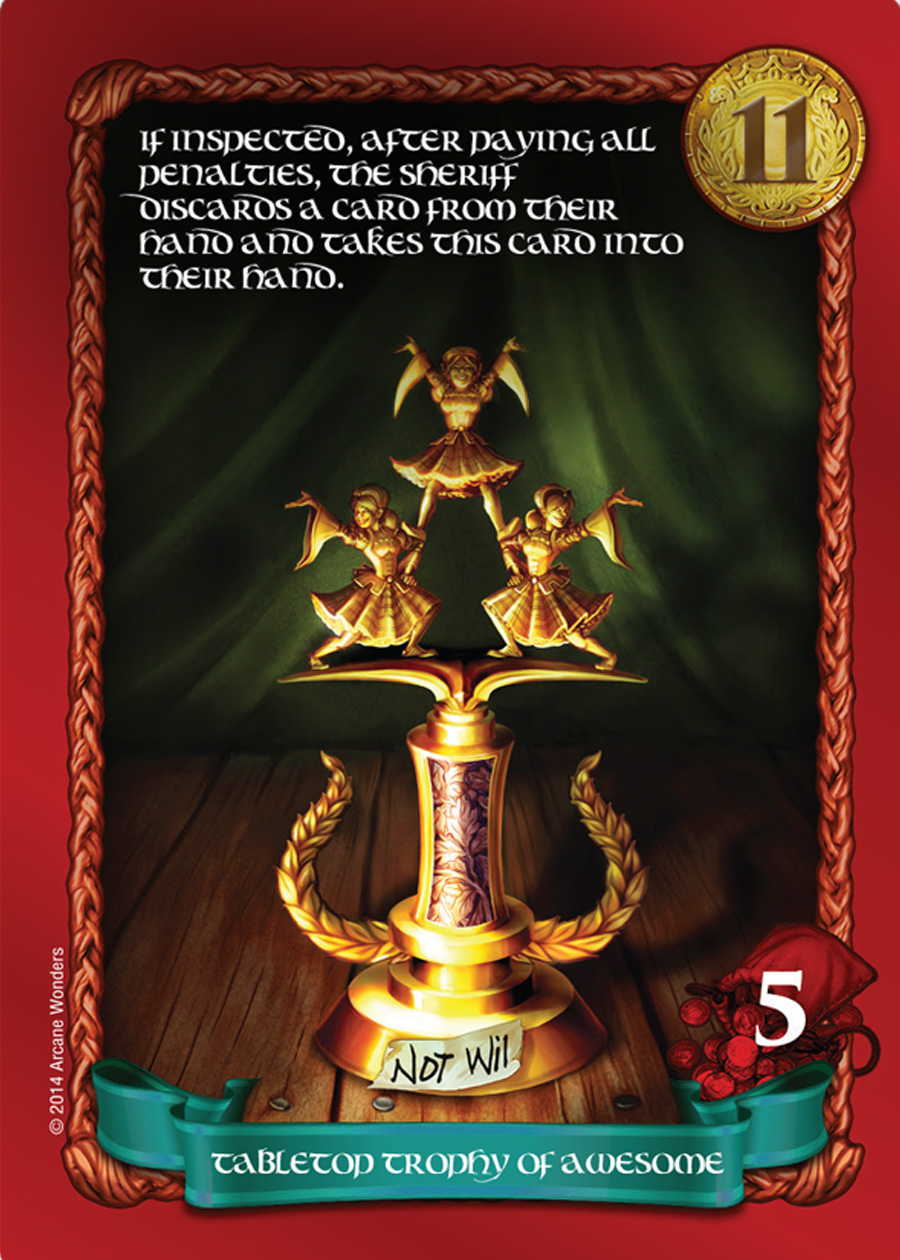 Sheriff of Nottingham - Carte Trophy of Awesome