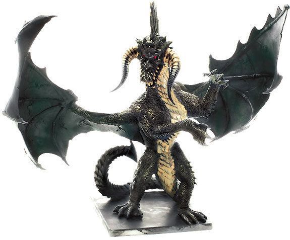Dungeons & Dragons: Miniatures Game - Gargantuan black dragon