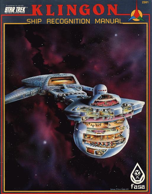 Star Trek : The Role Playing Game - Klingon Ship Recognition Manual