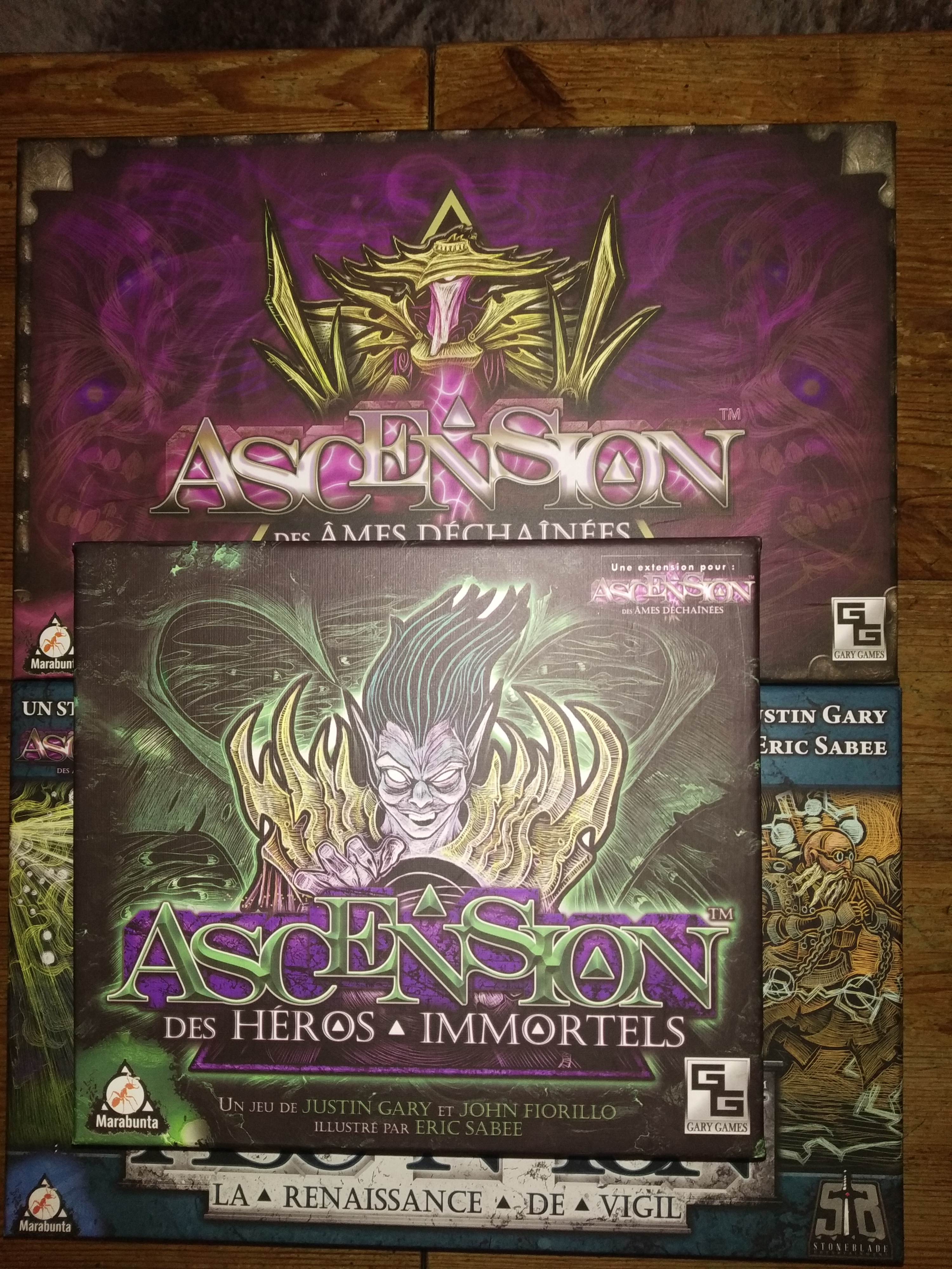 Ascension âmes déchaînées + renaissance vigil + héros immortels Ascension âmes déchaînées + renaissance vigil + héros immortels