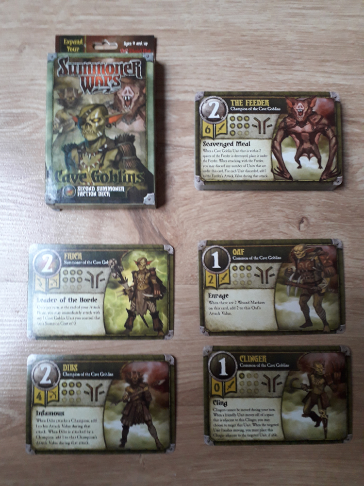 Summoner Wars - Cave Goblins - Second Summoner Wars faction deck