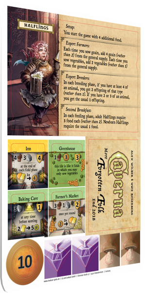 Caverna - the forgotten folk : halflings promo