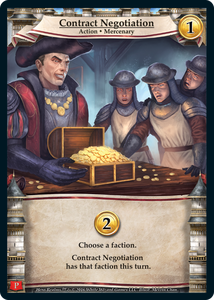 Hero Realms - Contract Negotiation Promo Card