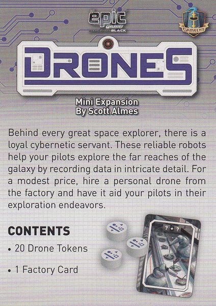 Tiny Epic Galaxies: Beyond The Black – Drones Mini Expansion