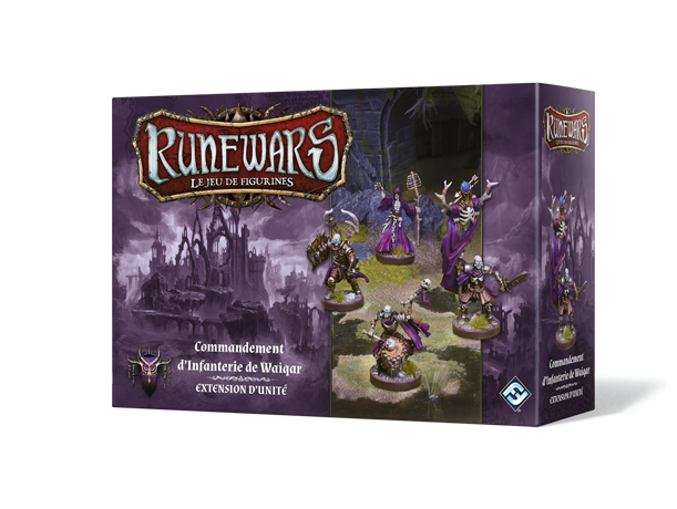 Runewars - Le Jeu de Figurines : Commandement D'infanterie De Waiqar