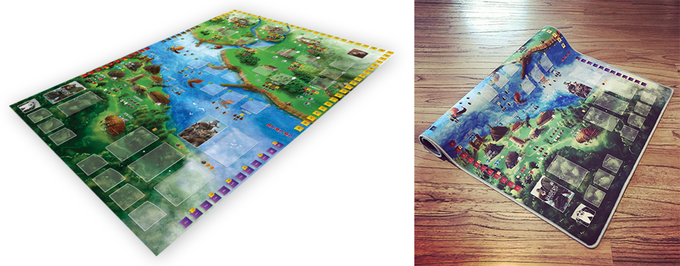 Pillards de la Mer du Nord : tapis de jeu Pillards de la Mer du Nord : tapis de jeu