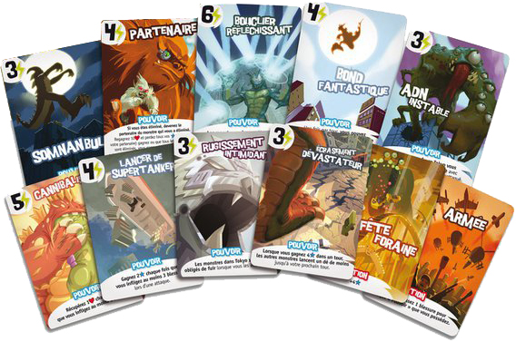 King of Tokyo - Cartes Promo (pack de 11 cartes)