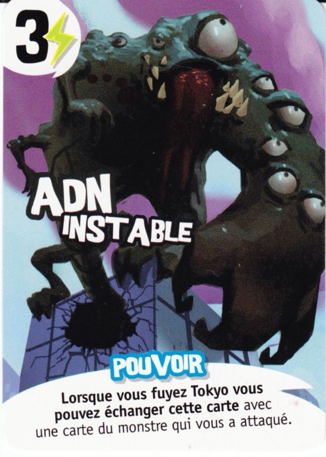 King of Tokyo - Carte promo ADN Instable King of Tokyo - Carte promo ADN Instable