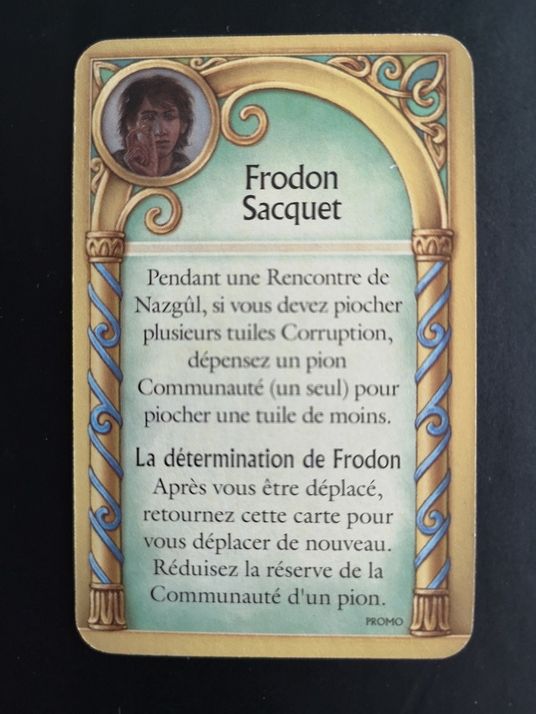 La traque de l'anneau - goodies Frodon saquet