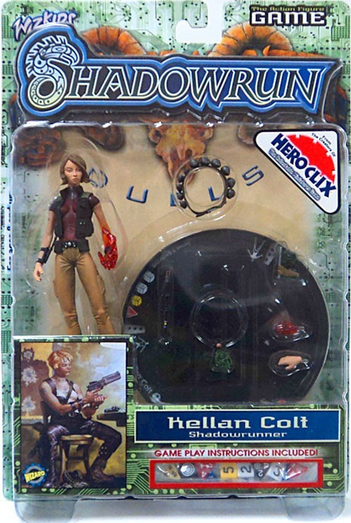 Shadowrun Duels Kellan Colt Exclusive Action Figure