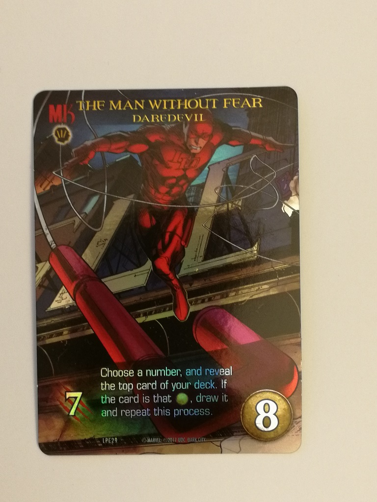 Legendary : Marvel Deck Building - Legendary Marvel carte promo Daredevil