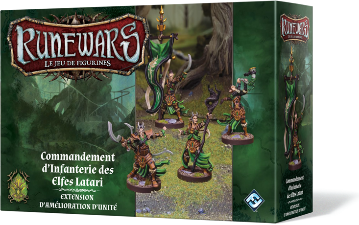 Runewars - Le Jeu de Figurines - Runewars - Commandement d'Infanterie Elfes Latari