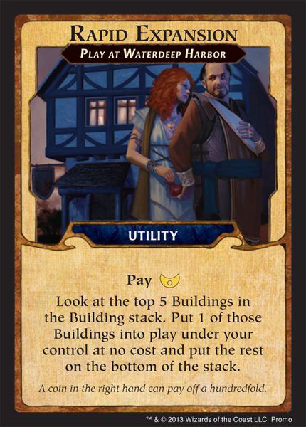 Lords Of Waterdeep - Rapid Expansion Promo