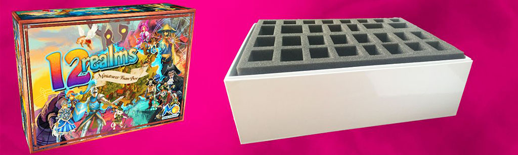 12 realms miniatures foam box