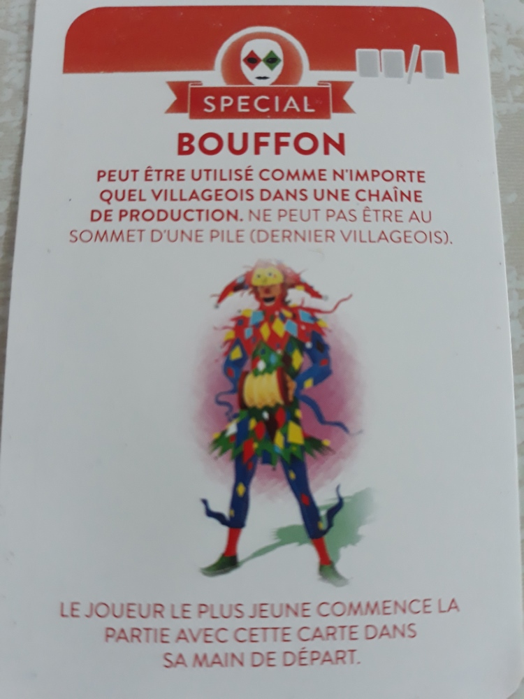 Compagnons - Carte special Bouffon