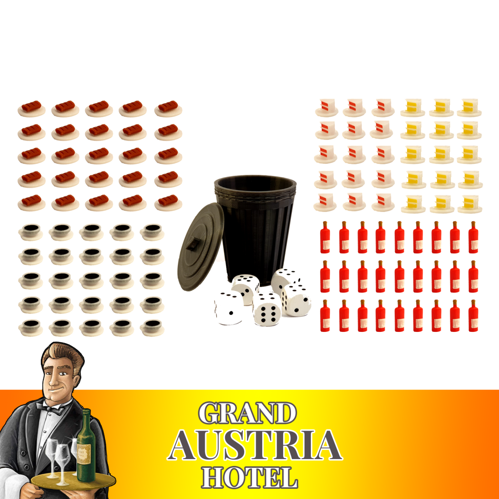 Grand Austria Hotel - Jetons Plats et Boissons + Poubelle