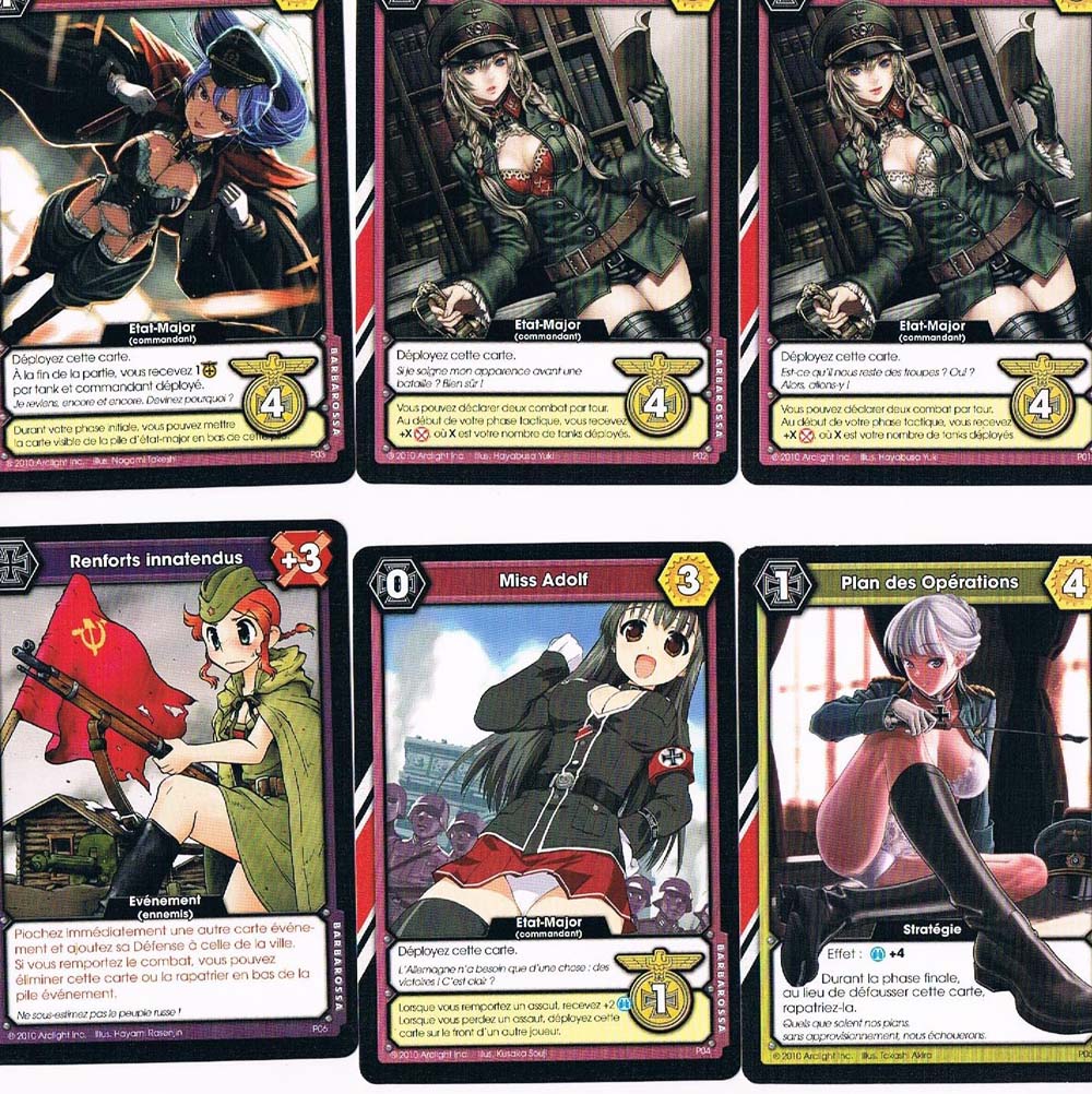 Barbarossa VF - 7 cartes personnages pledges KS