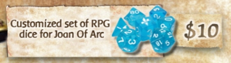 Time of Legends: Joan of Arc - RPG Dice