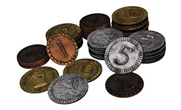 Clans of Caledonia - Metal Coins - Pièces de Monnaie