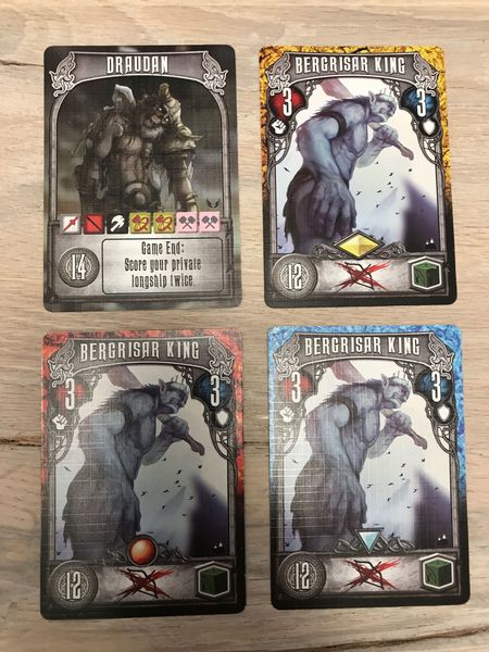 Champions of Midgard - Draudan and Bergrisar King Promo Cards