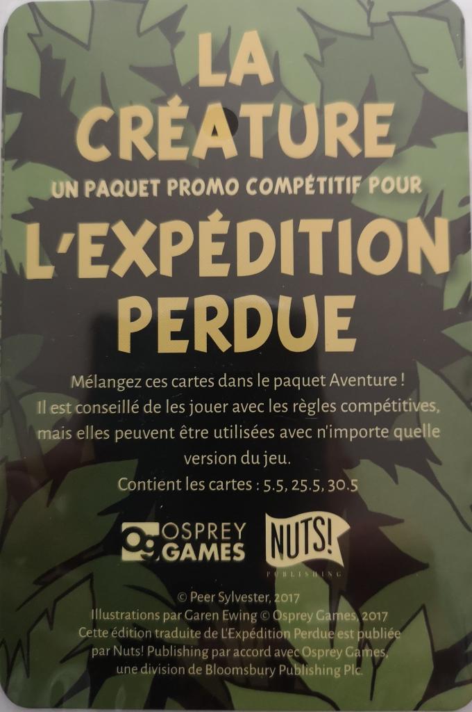 L'expédition Perdue : La Créature