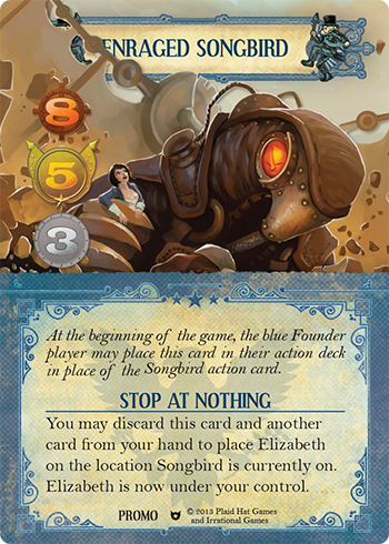 BioShock Infinite - Enraged songbird - promo card