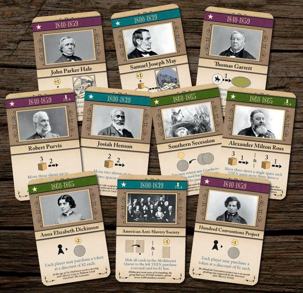 Freedom: The underground railroad - promo cards