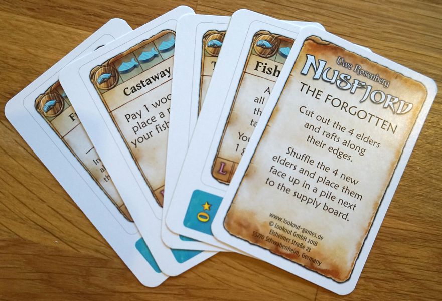 Nusfjord - The Forgotten (Spiel 2018 Promo Cards)