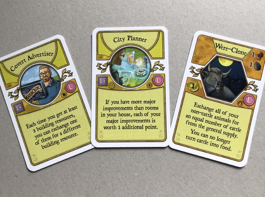 Agricola - 3 Promo L-Deck Cards (2018)