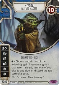 Star wars destiny - Yoda Wizened Master