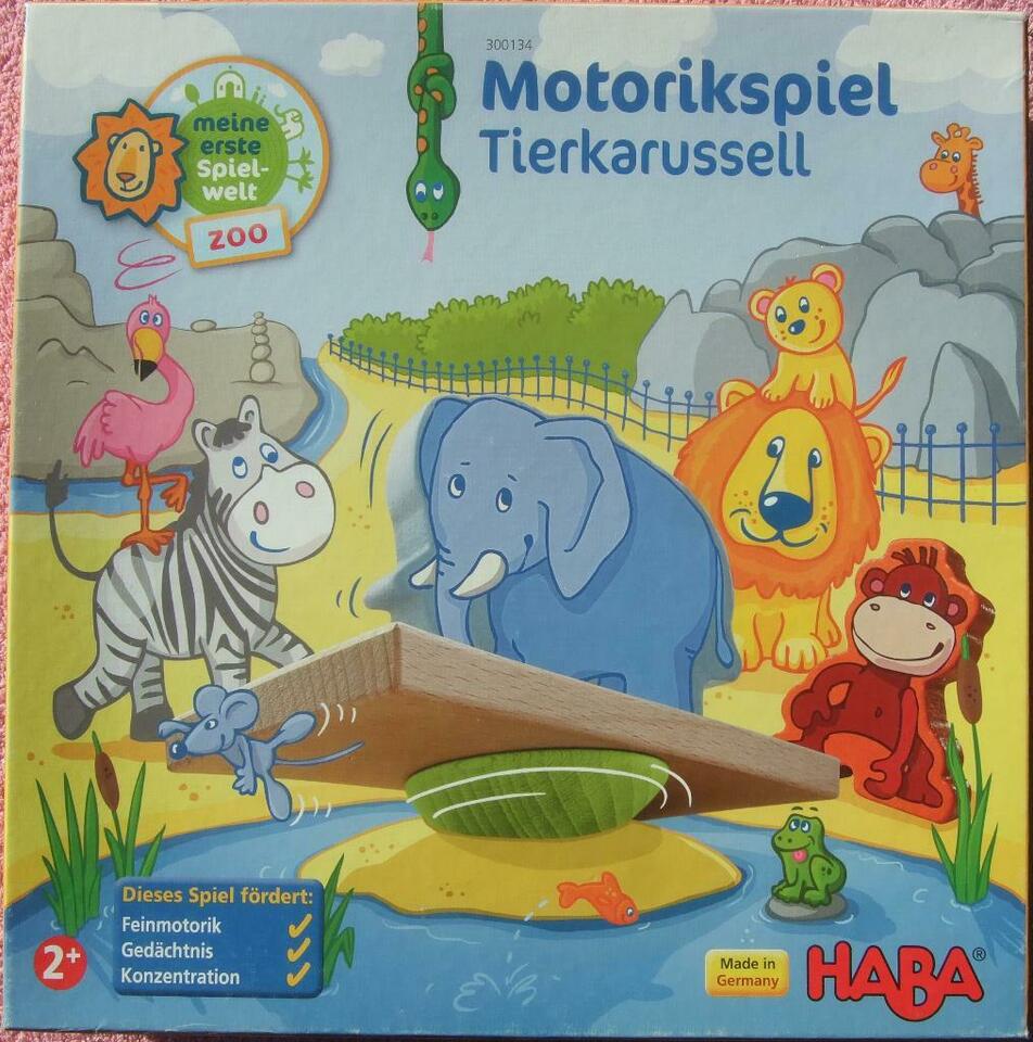 Motorikspiel Tierkarussell / Le manège des animaux