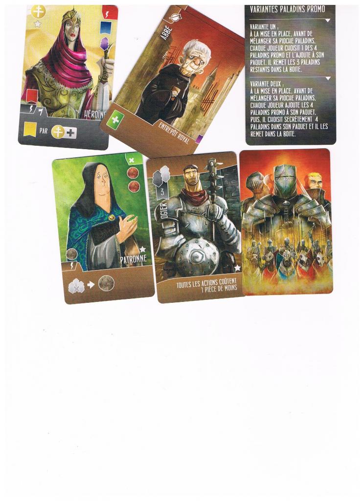 Paladins du Royaume de l'Ouest - Set 30 cartes KS