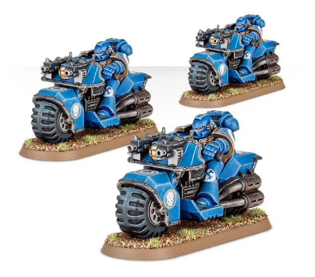 Warhammer 40.000 - SPACE MARINES - Bike Squad