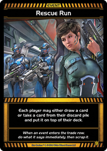 Star Realms - Rescue Run Promo Card (2017)