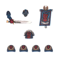Warhammer 40.000 - Crimson Fist Command Squad Upgrade Pack