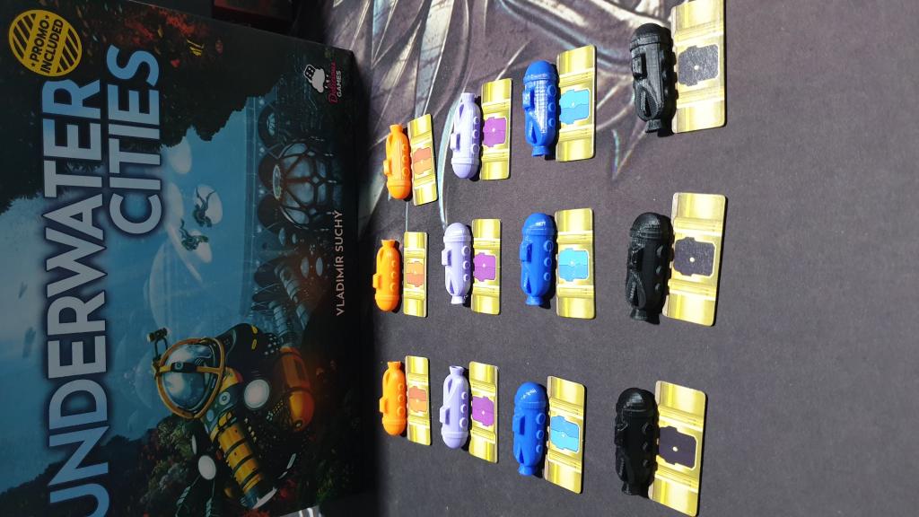 Underwater cities - SAS action joueur Tuiles 3D Underwater cities - SAS action joueur Tuiles 3D