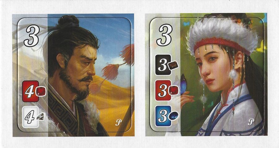 Splendor - Tuile noble : Dice Con 2019 Zhang Qian and Xiang Fei