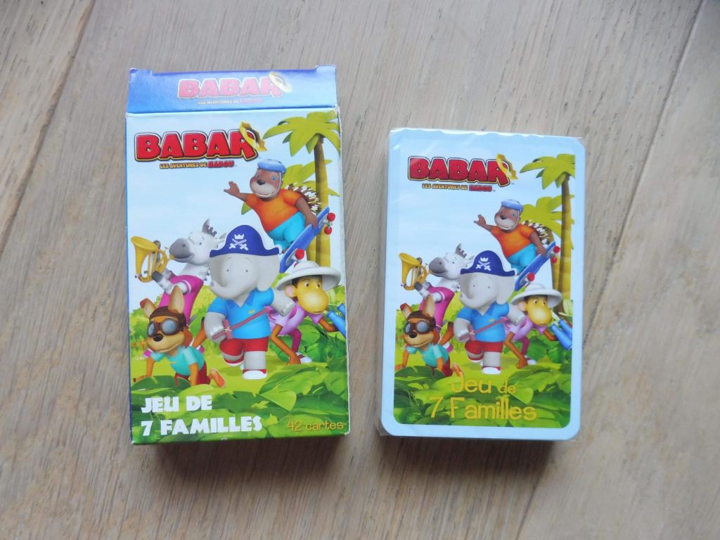 Babar - Les Aventures de Badou - Jeu de 7 Familles Babar - Les Aventures de Badou - Jeu de 7 Familles